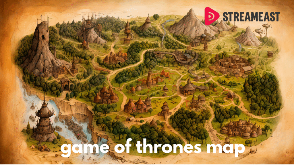 game of thrones map