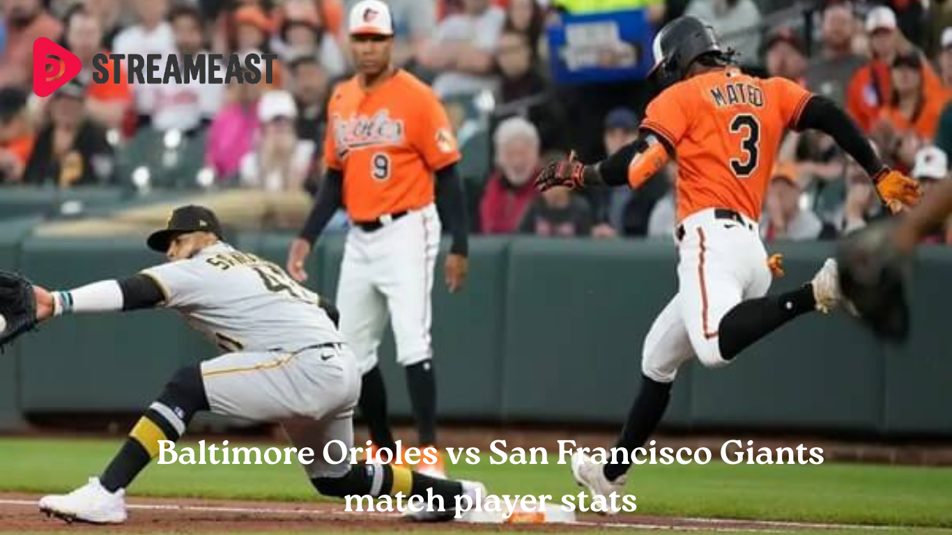 Baltimore orioles vs san francisco giants match player stats