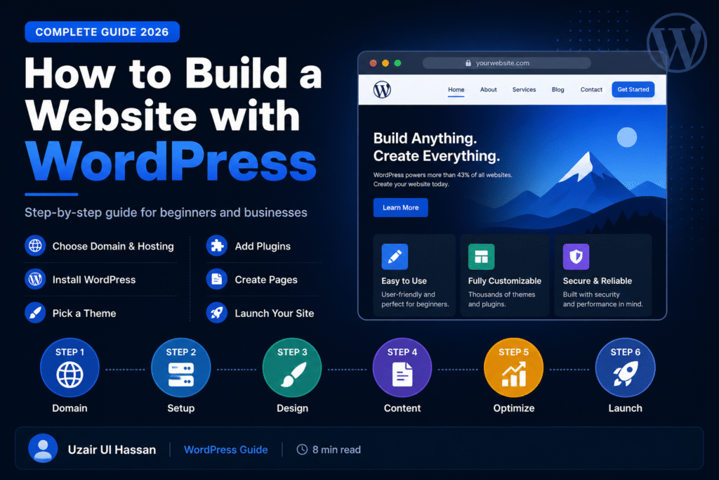 How to Build a Website with WordPress: A Complete Step-by-Step Guide (2026)