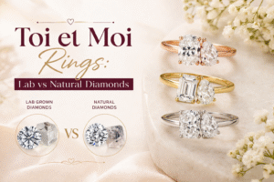 Toi et Moi rings lab vs natural diamonds