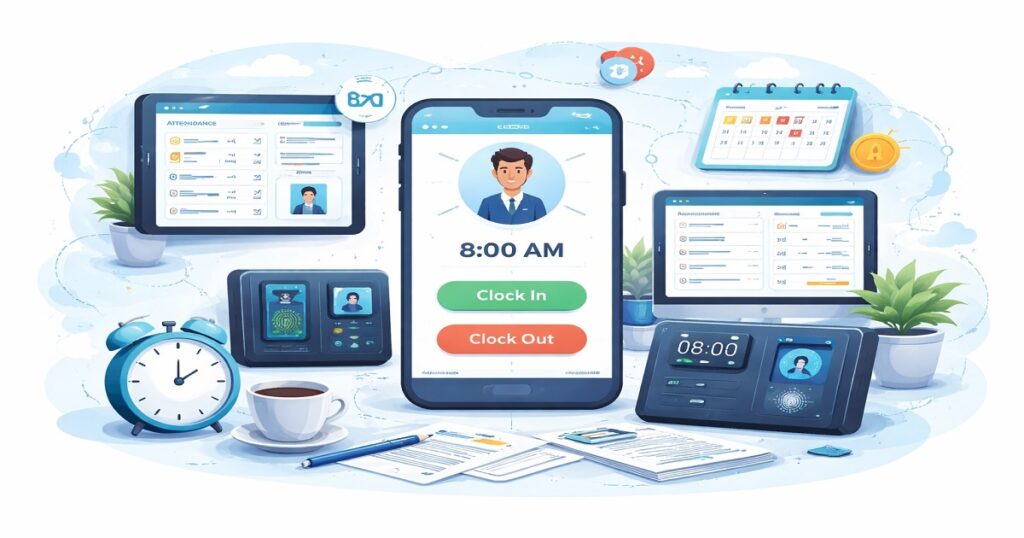 تطبيق الحضور والانصراف